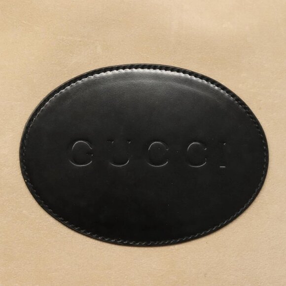 GUCCI Hand Bag Suede Beige 002 8000 Auth - Picture 9 of 16